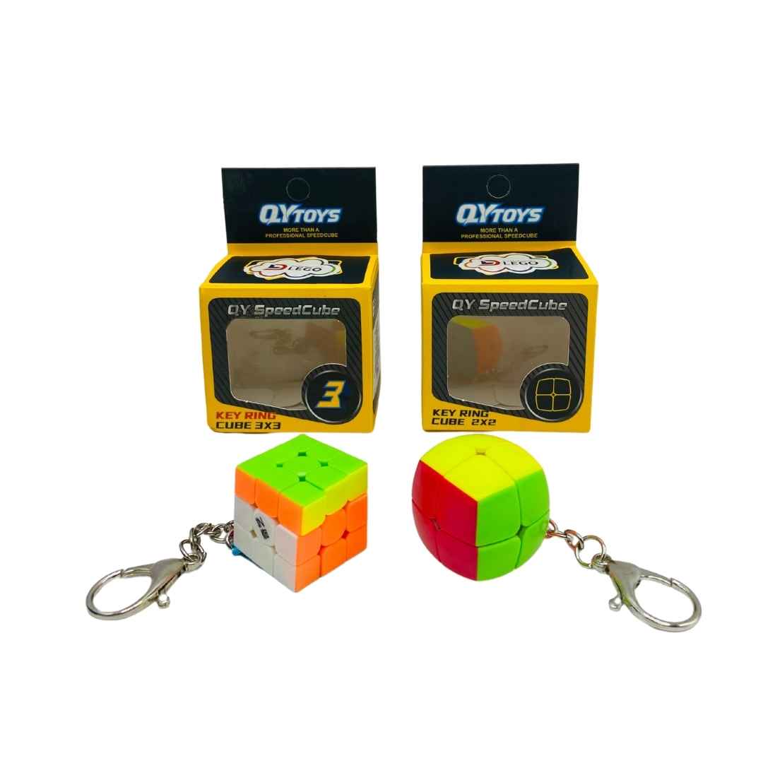 QY SpeedCube Key Ring 2x2