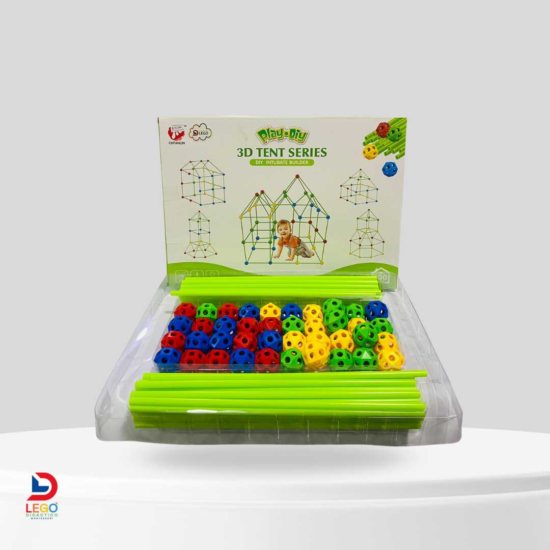 Set de Construcción Tienda Infantil 3D de 100 Piezas DIY