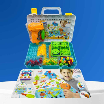 Juego taladro - Destornillador para niños 252 Pcs